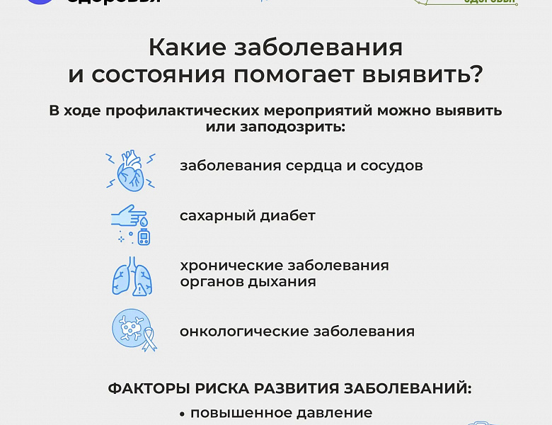 с 19 по 25 октября проходит неделя информирования о важности диспансеризации и профосмотров