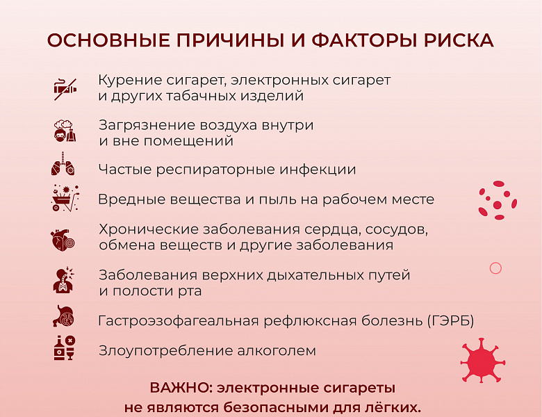 С 21 по 27 сентября 2026 года Министерство здравоохранения Российской Федерации проводит Неделю сохранения здоровья лёгких